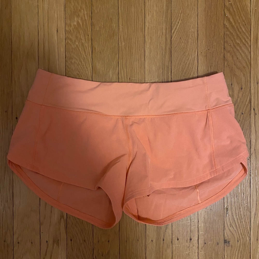 lululemon speed up shorts size 4!